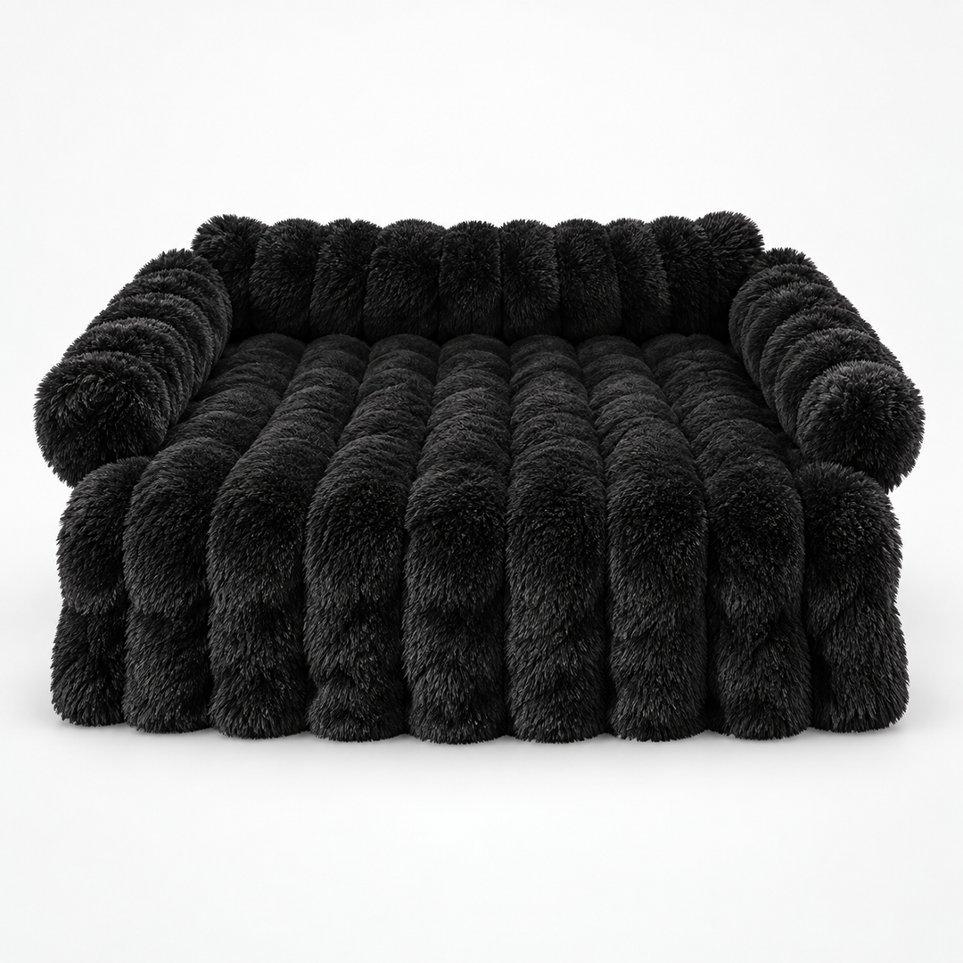 CozyHaven – Plush Bolster Sofa Pet Mat