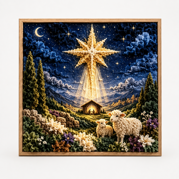 Faithtuck – Shepherd 3D Fabric Poke Art Kit