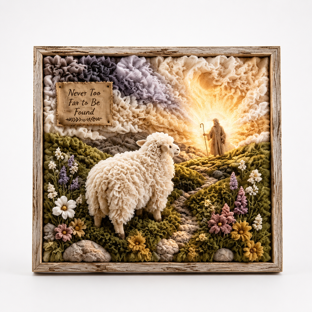 Faithtuck – Shepherd 3D Fabric Poke Art Kit