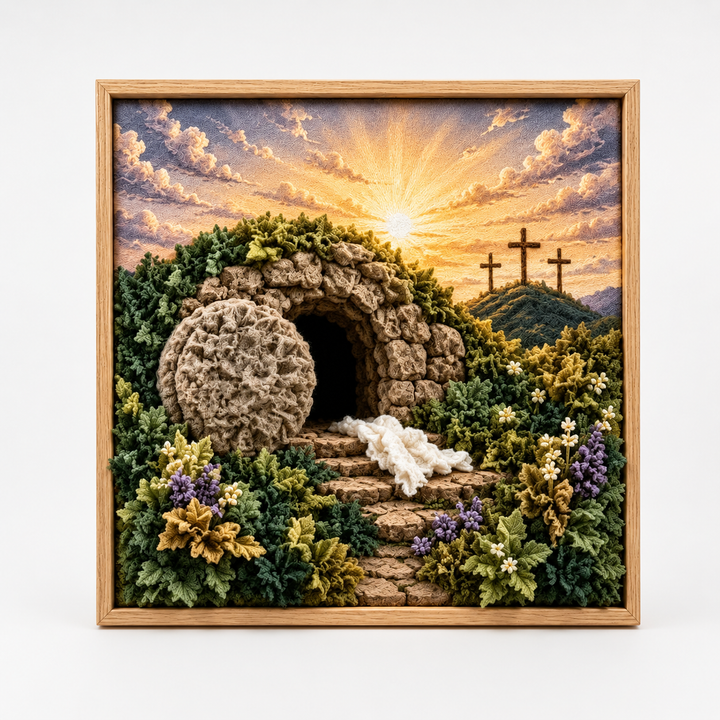 Faithtuck – Shepherd 3D Fabric Poke Art Kit