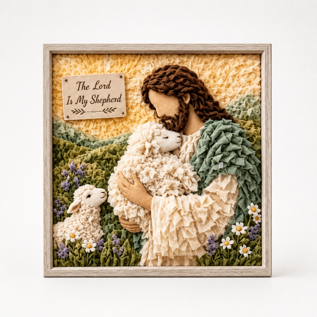 Faithtuck – Shepherd 3D Fabric Poke Art Kit