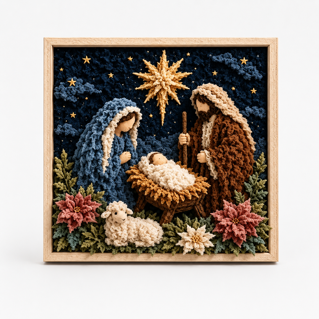 Faithtuck – Shepherd 3D Fabric Poke Art Kit
