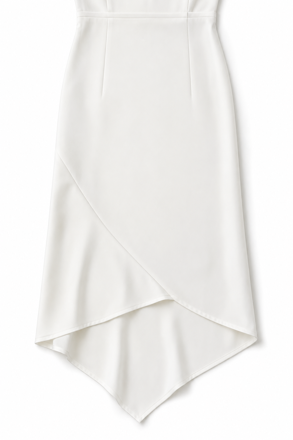 Skimline – Wrap-Front Stretch Satin Midi Dress