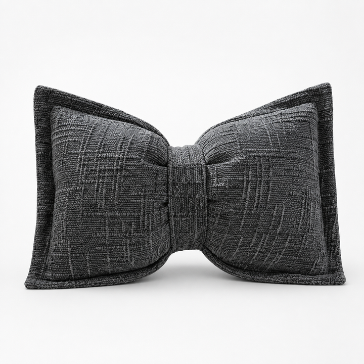 Bowsoft – Chenille Look Bow-Shaped Throw Pillow