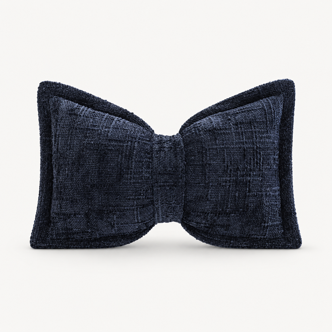 Bowsoft – Chenille Look Bow-Shaped Throw Pillow