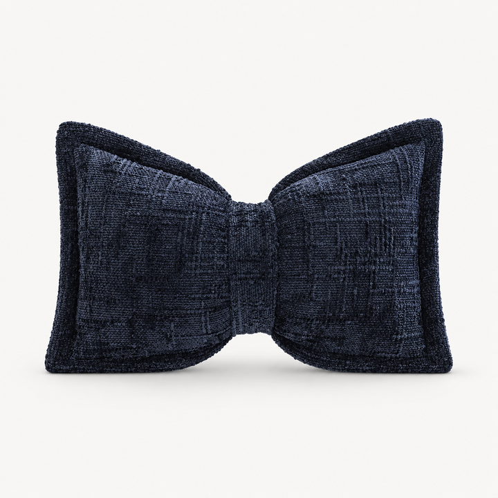 Bowsoft – Chenille Look Bow-Shaped Throw Pillow