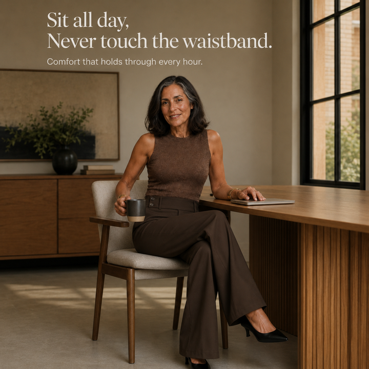 Nolamere – Wide-Leg High-Waisted Dress Trousers
