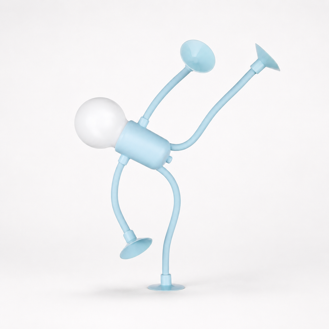Fu Light – Posable Suction-Cup Figure Night Light (4pcs)