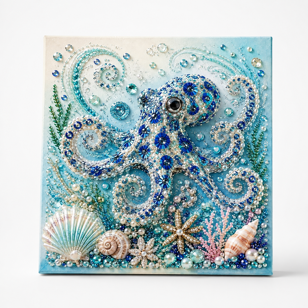 Pearlume – Jellyfish 3D Pearl Mosaic Art Kit