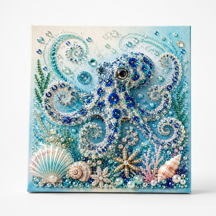 Pearlume – Jellyfish 3D Pearl Mosaic Art Kit