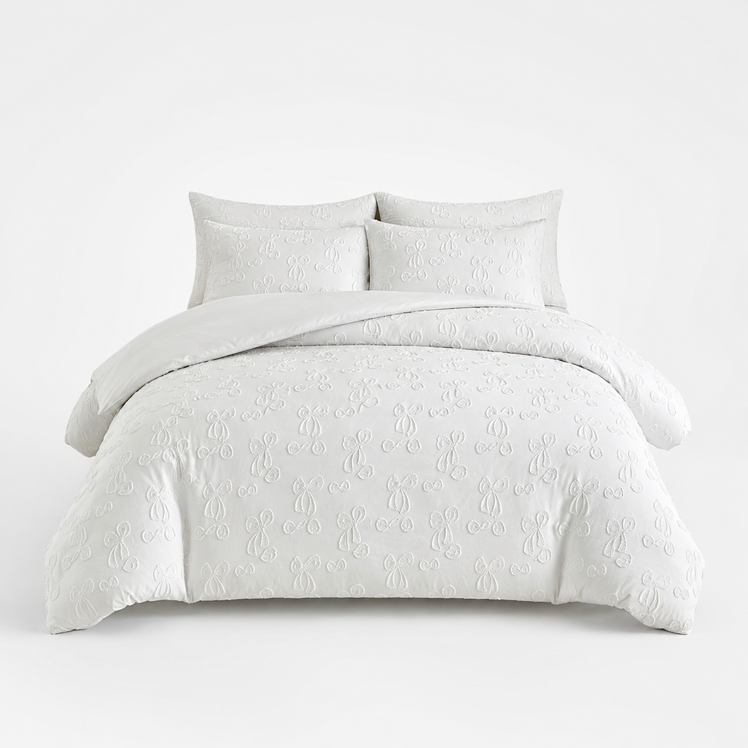 Tuftera – Tufted Leaf Comforter Cover Set