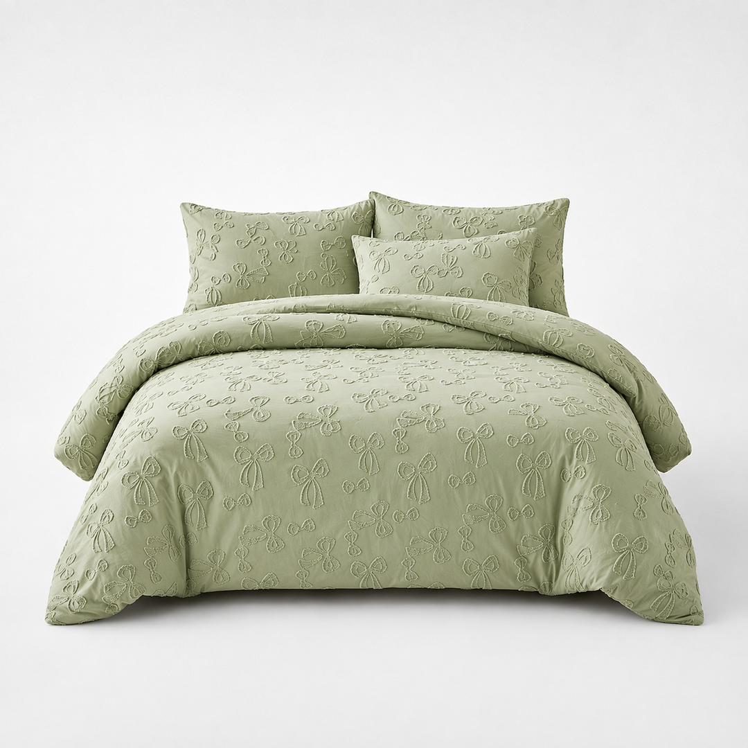 Tuftera – Tufted Leaf Comforter Cover Set