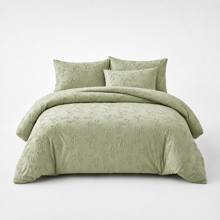 Tuftera – Tufted Leaf Comforter Cover Set