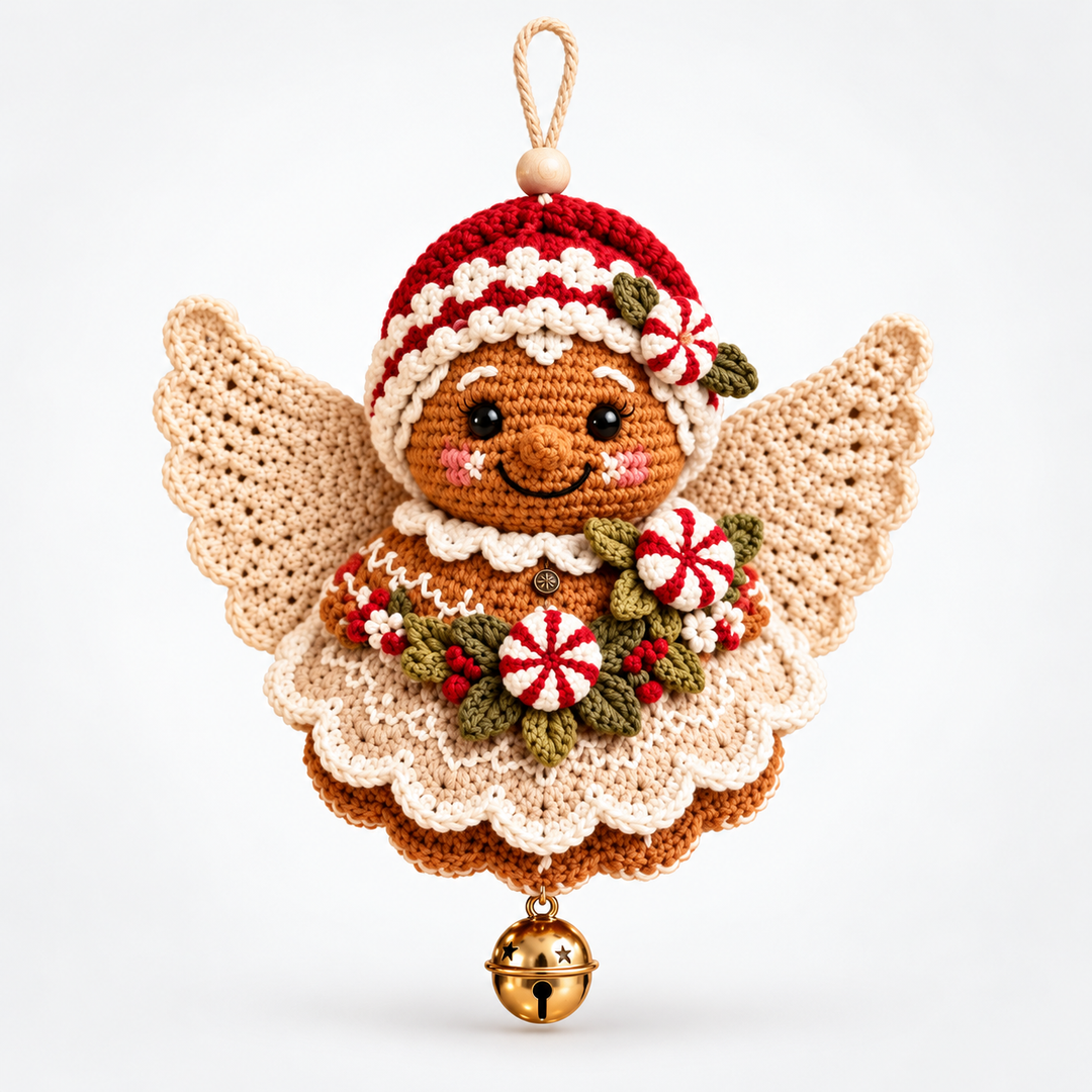 Angel & Thread – Crochet Christmas Angel Ornament Kit
