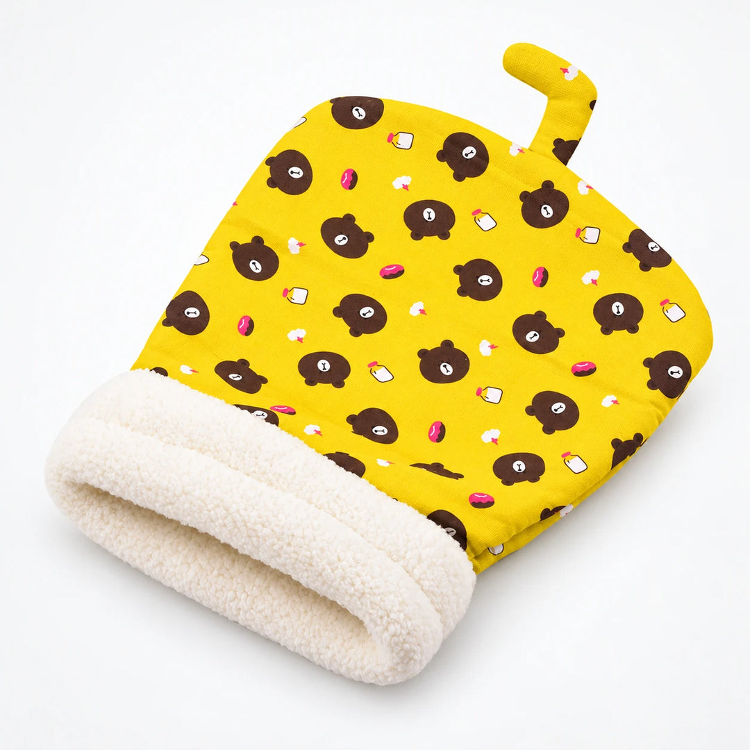 CozyBurrow – Plush Semi-Enclosed Cat Sleeping Bag