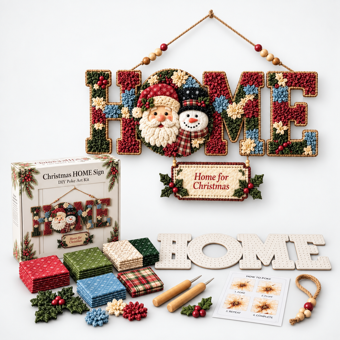 Pokeleigh – Poke-Art Fabric HOME Sign Kit