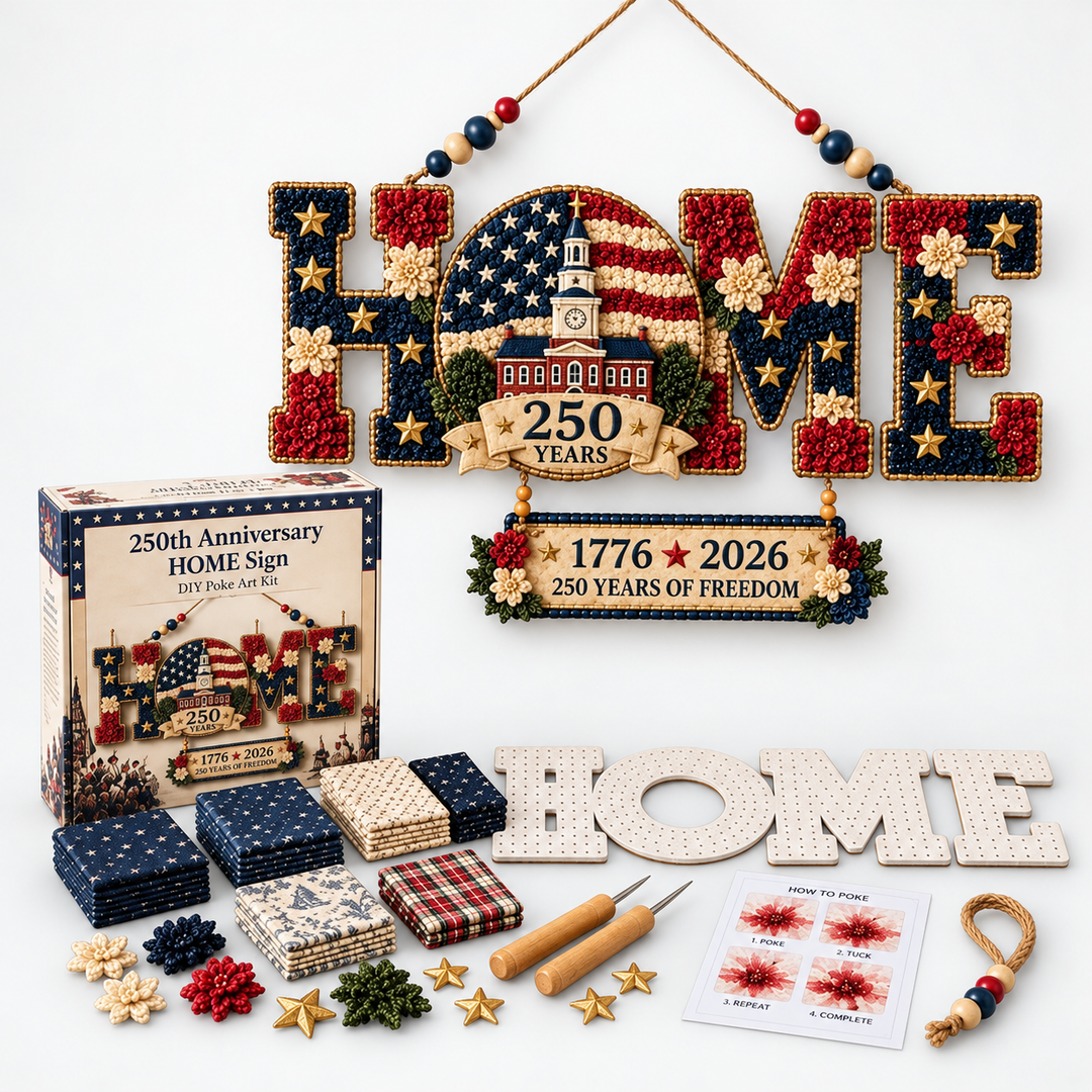 Pokeleigh – Poke-Art Fabric HOME Sign Kit