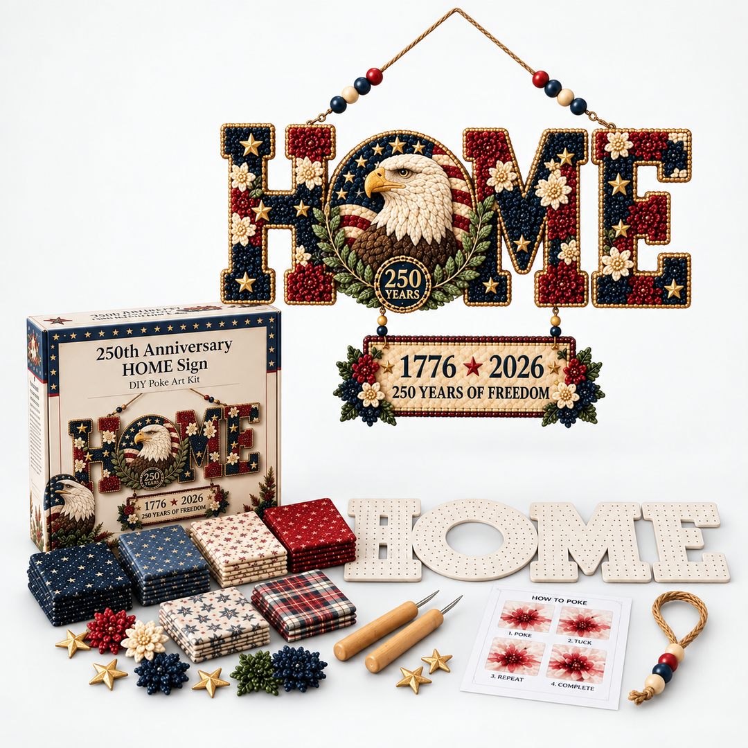 Pokeleigh – Poke-Art Fabric HOME Sign Kit