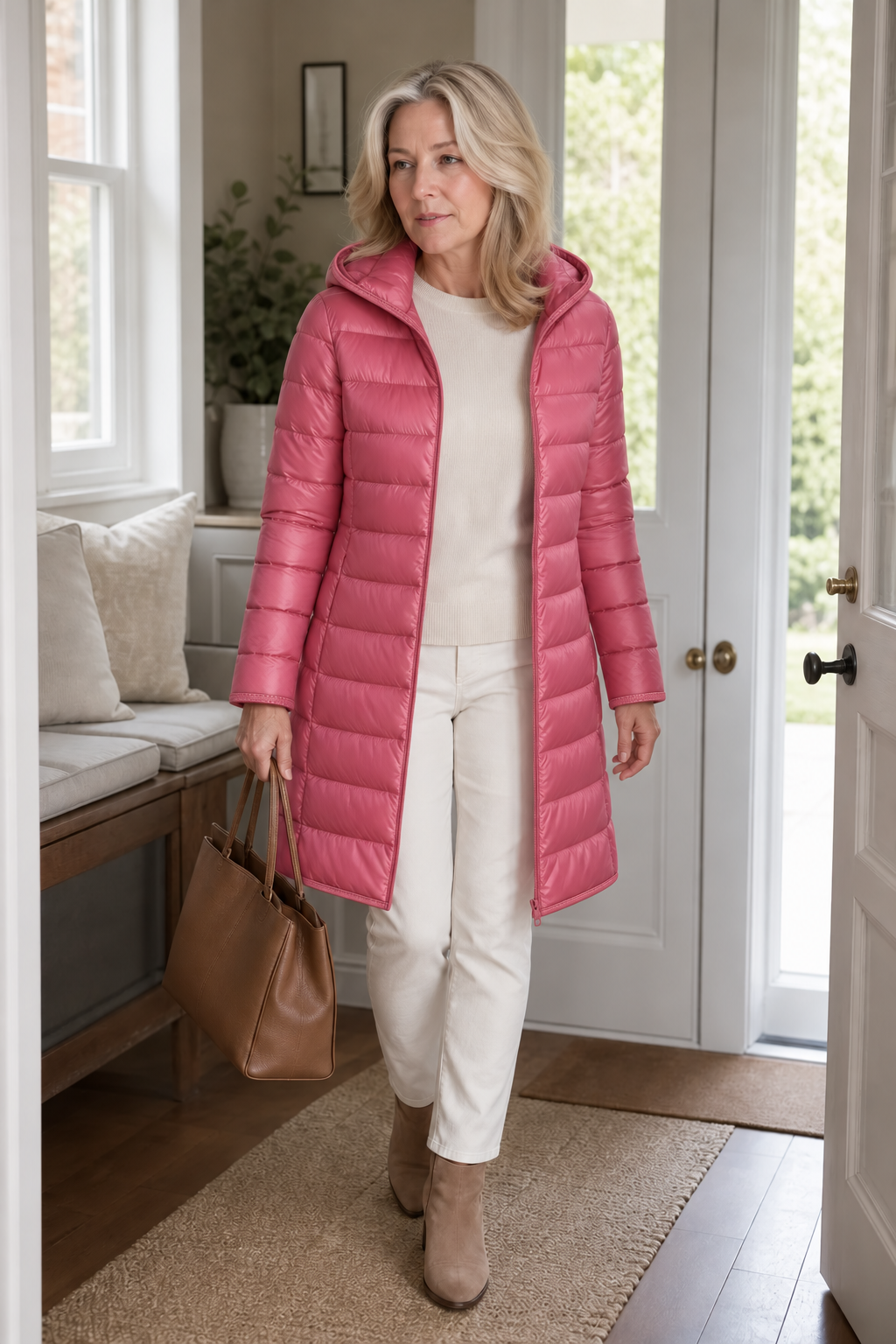 Featherlyte – Detachable-Hood Packable Ultralight Puffer Jacket