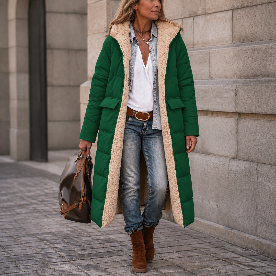 Reversa – Reversible Hooded Long Winter Coat