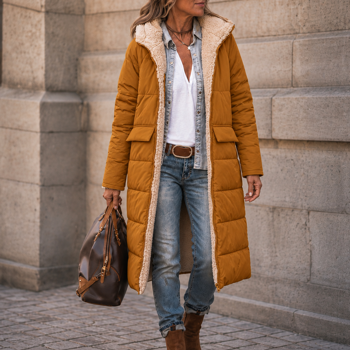 Reversa – Reversible Hooded Long Winter Coat