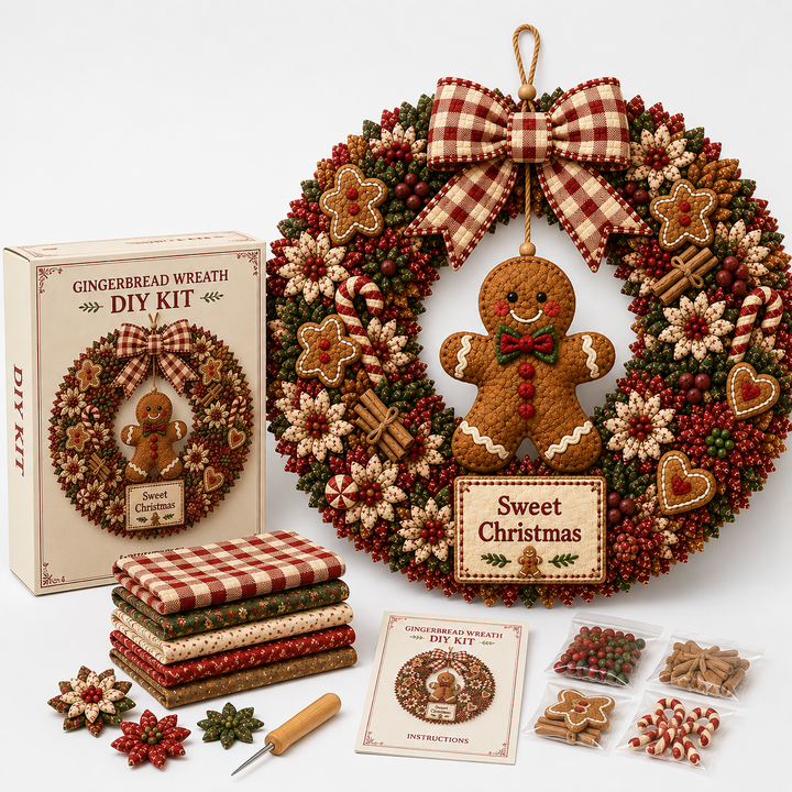 Foldera – No-Sew Poke Fabric Wreath Kit