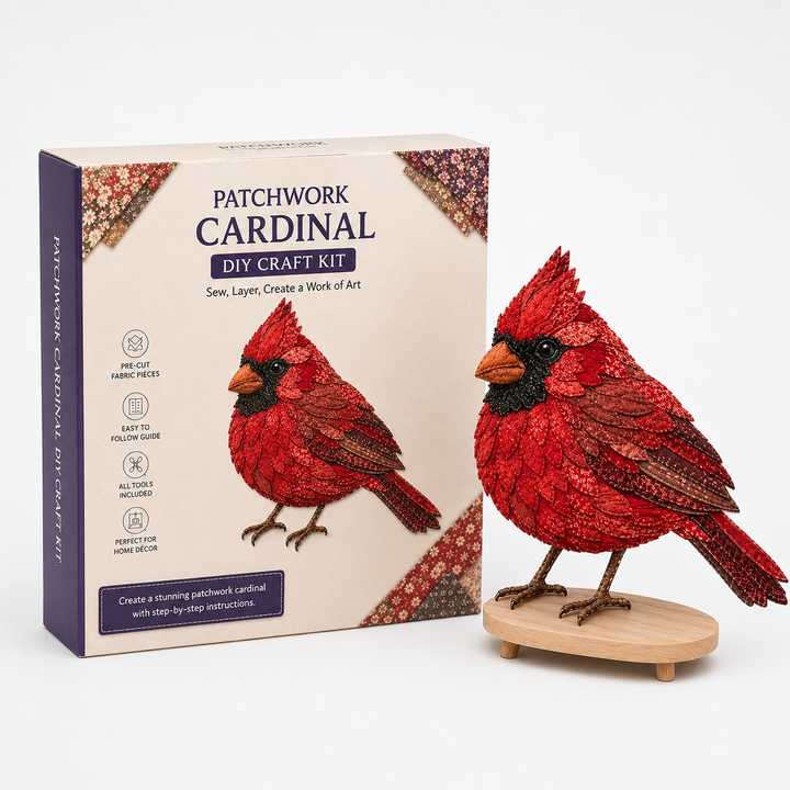 Wingmend – 3D Fabric Patchwork Hummingbird Craft Kit