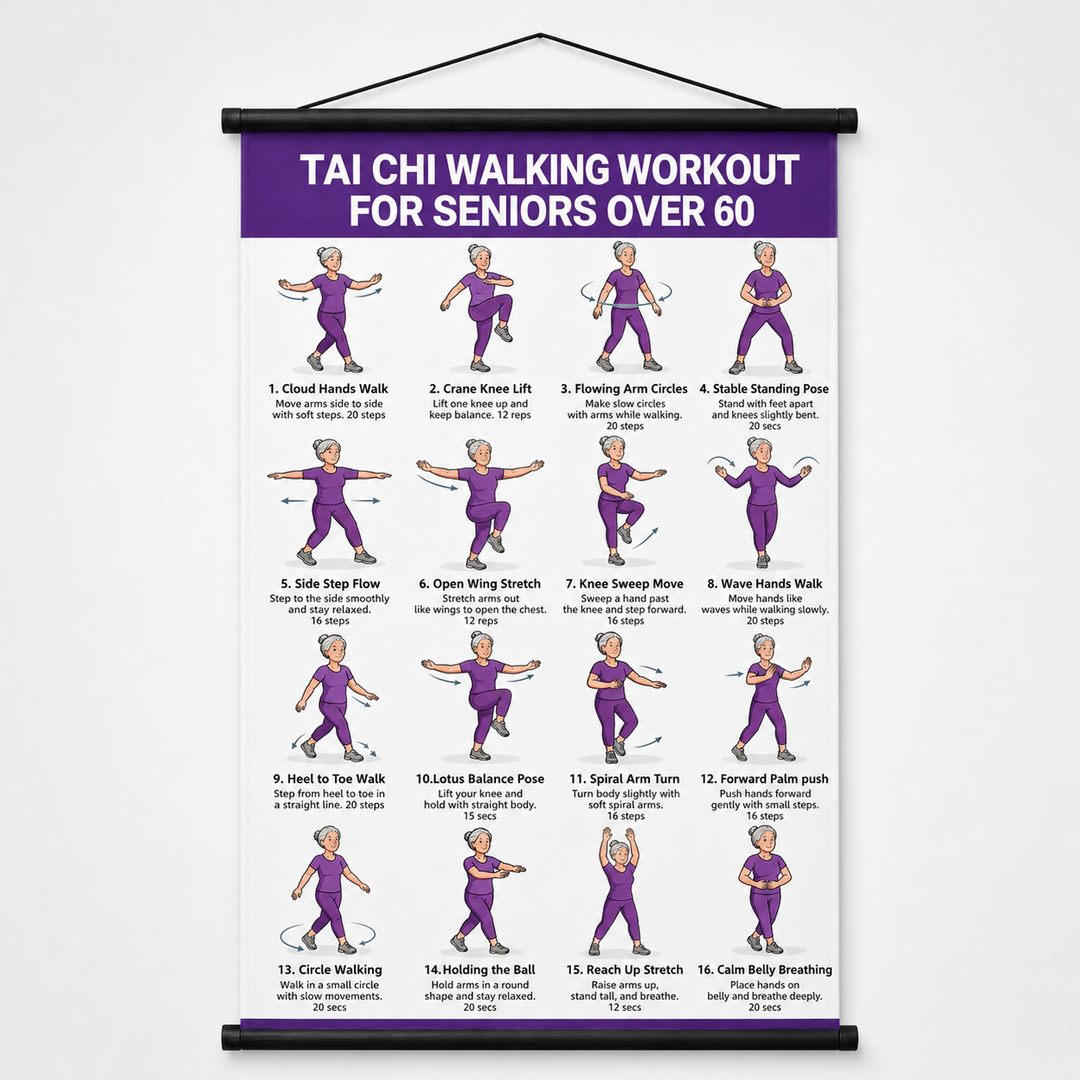 Steadwell – Seated And Standing Tai Chi Wall Chart