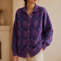 Collarhold – Oversized Cardigan With A Collar That Holds Its Shape