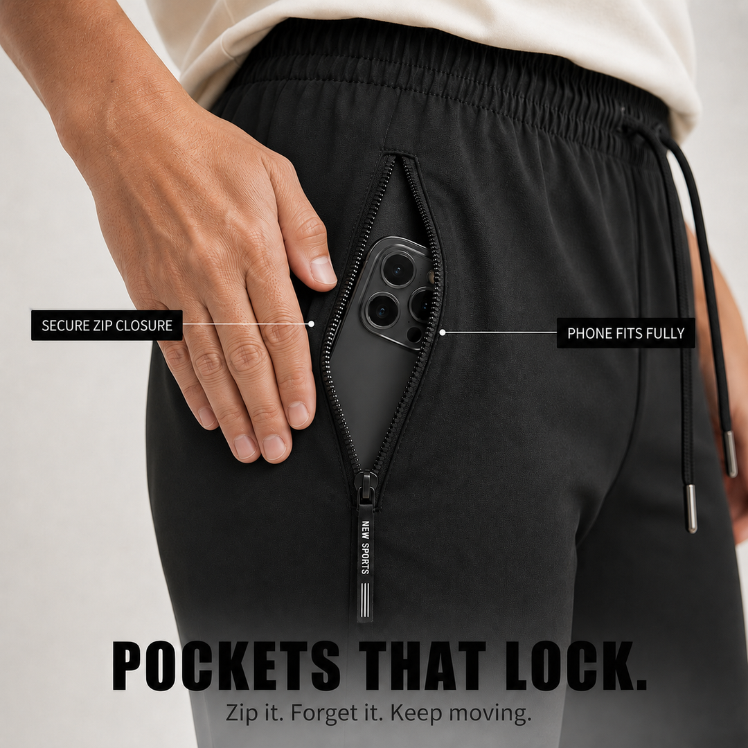 Kolvex – Ice Silk look Cooling Stretch Pants with Zip Pockets