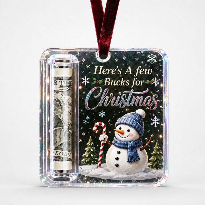 Giftwell – Clear Cash Reveal Christmas Ornament