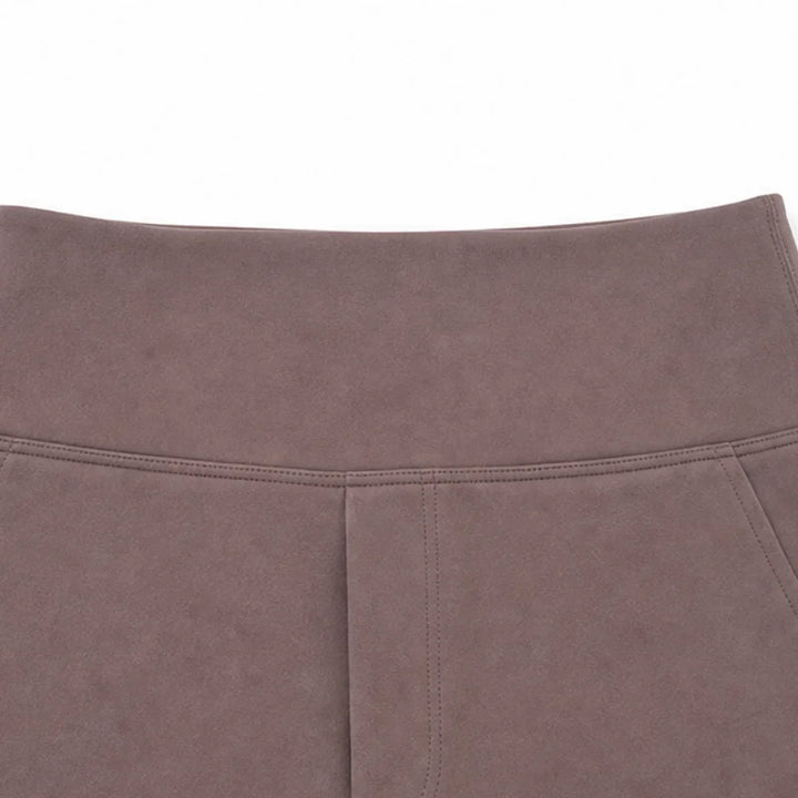 Wearbella – High Waisted Tailored Stretch Bermuda Shorts with Pockets