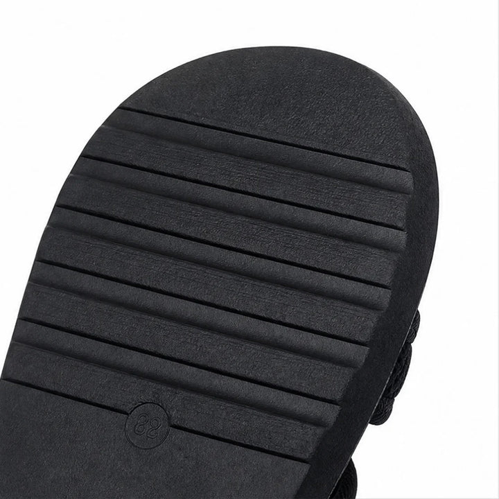 Breezely – Breathable Mesh Slide Sandals for Wide Feet, Open Toe Comfort