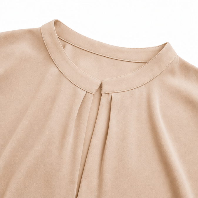 Solenya – Batwing Midi Dress with Keyhole Neckline and Pockets