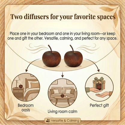 Aromelle™ – Natural Wood Essential Oils Diffuser