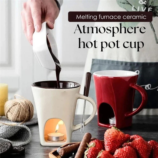 Cocozy™ – Ceramic Chocolate Fondue Mug