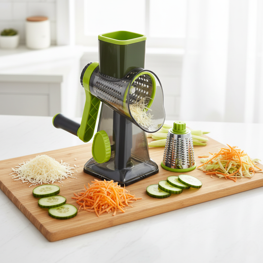 Gratéra™ – Rotary All in One Grater with Suction Base