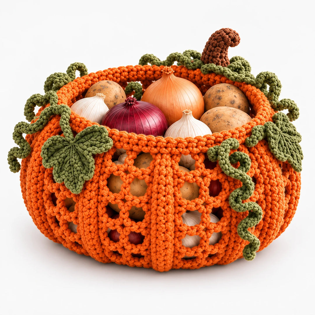 Harvest & Hue – Turkey-Shaped Crochet Basket Kit