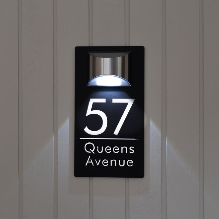 Havenlit - Personalized Solar LED Door Plaque