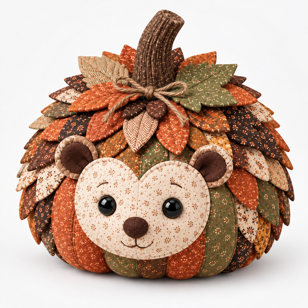 Cozykin – Patchwork Animal Pumpkin Sewing Kit