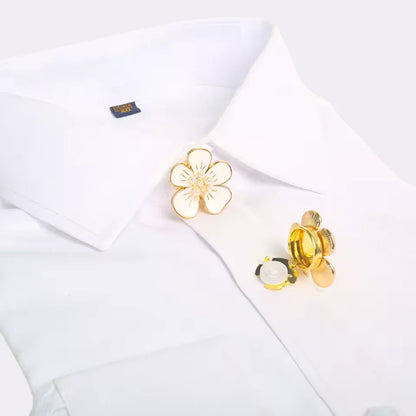 Petaline™ – Silk Flower Shirt Pin (35% Off)