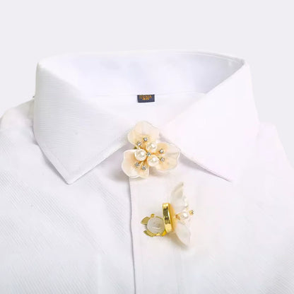 Petaline™ – Delicate Shirt Brooch Accent (35% Off)