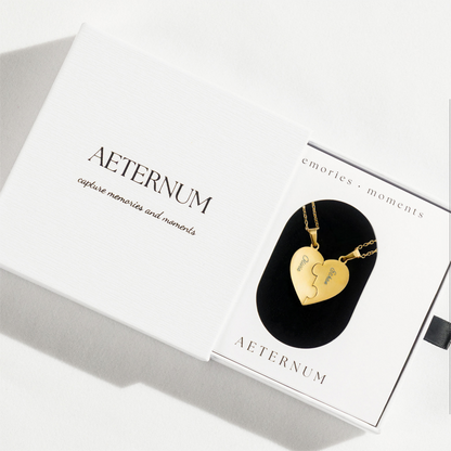 Amorvia™ – Personalized Heart Puzzle Necklace  (50% Off)