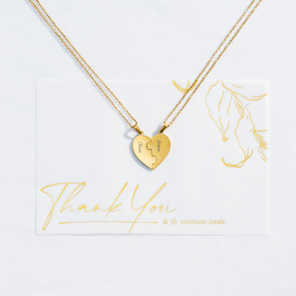 Amorvia™ – Personalized Heart Puzzle Necklace  (50% Off)