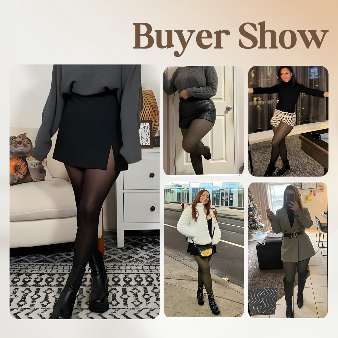 Glazelle™ – Translucent Fleece Lined Winter Tights