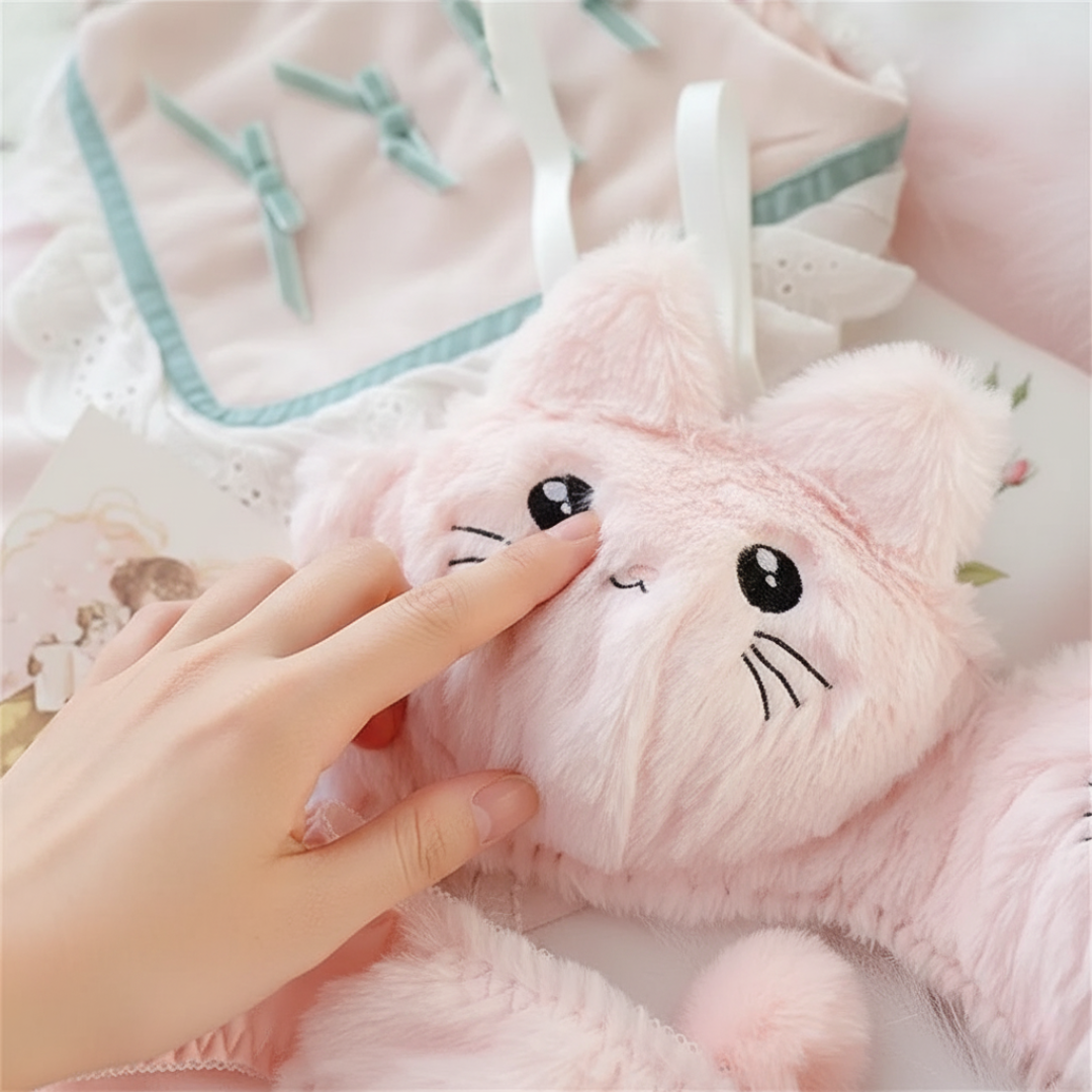 Cozyelle™ – Soft Plush Cute Lingerie Set