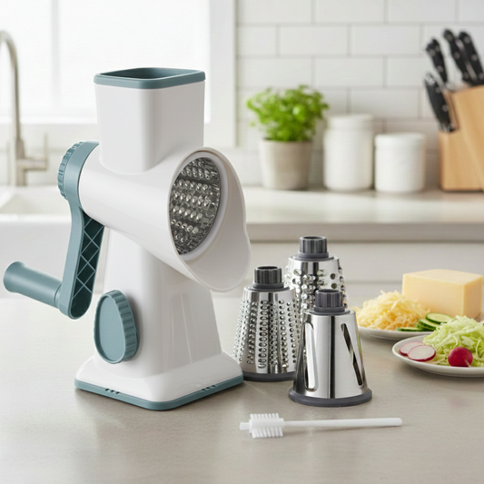 Gratéra™ – Rotary All in One Grater with Suction Base