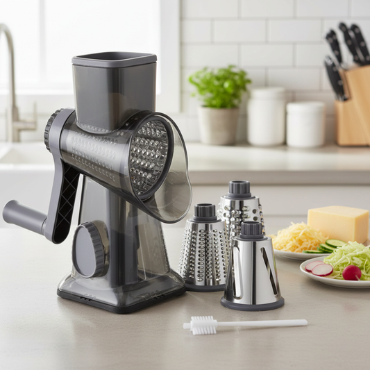 Gratéra™ – Rotary All in One Grater with Suction Base