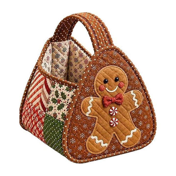 Holly & Stitch – Santa Appliqué Quilted Sewing Basket Kit
