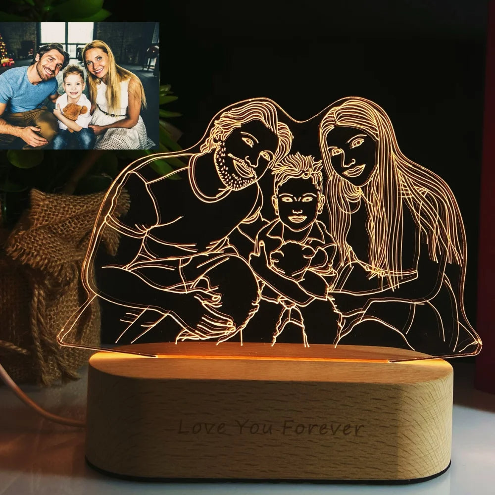 Amoria™ – Custom Photo Light (50%  Off)